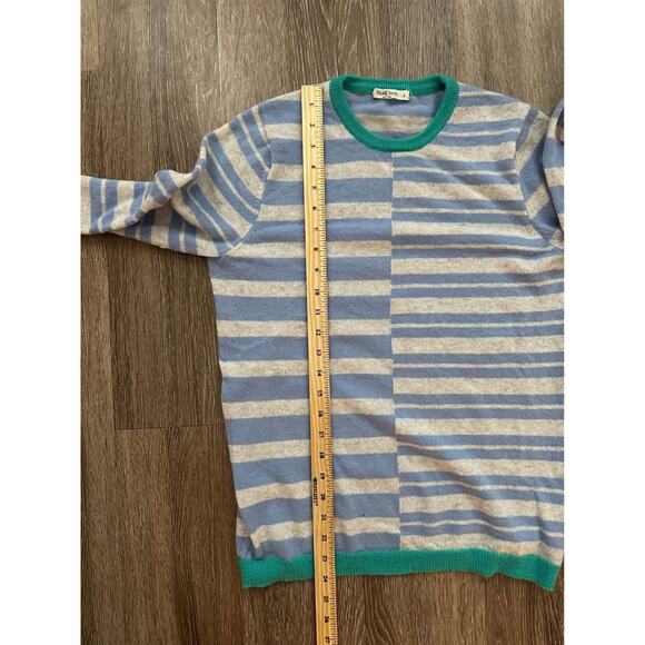 Woolovers Women’s‎ Striped Lightweight Merino Extra Fine Sweater Sz S - Picture 5 of 6